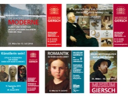 Anzeigenserie Museum Giersch, Frankfurt